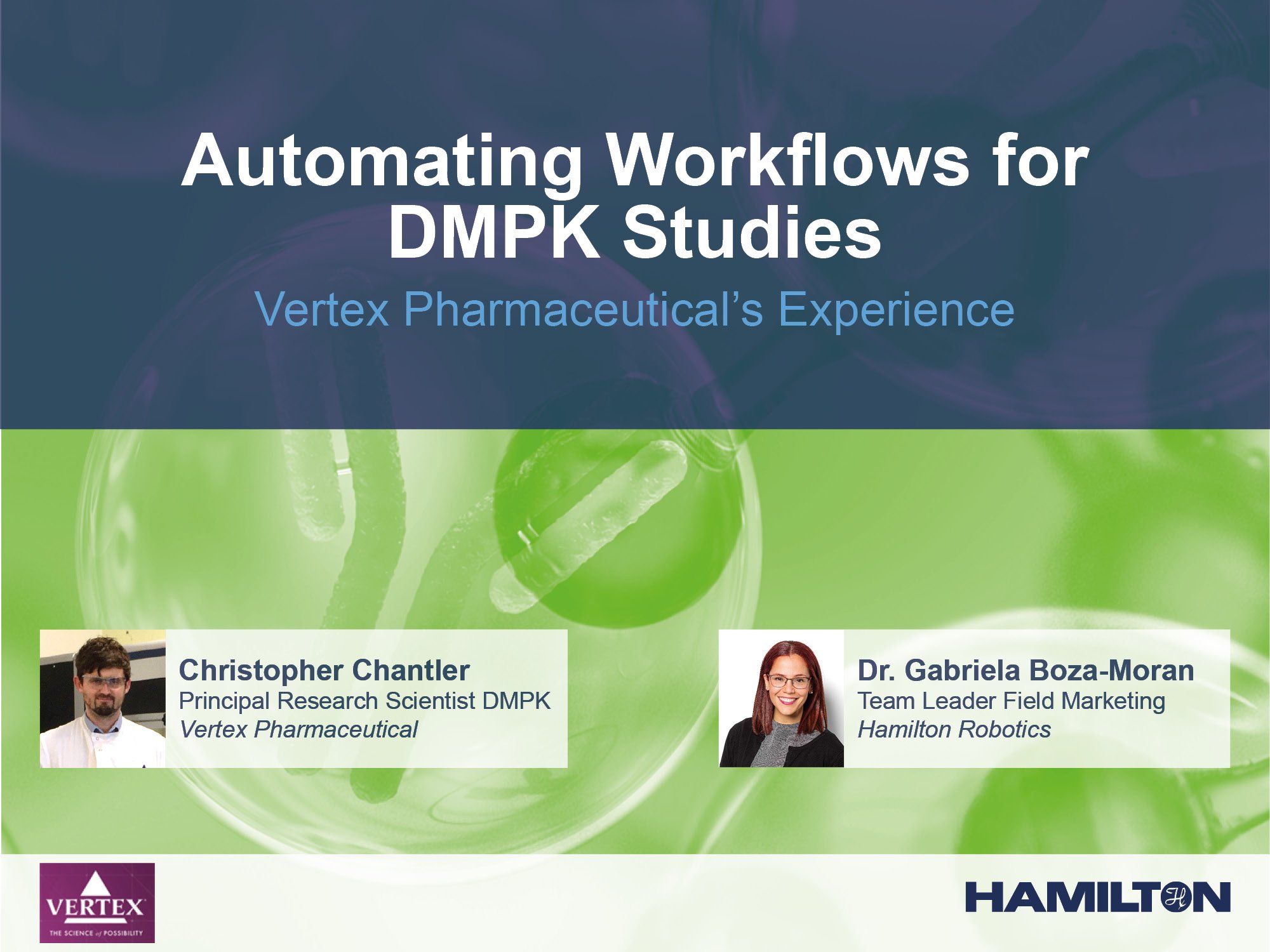 Webinar Automating Workflows for DMPK Studies