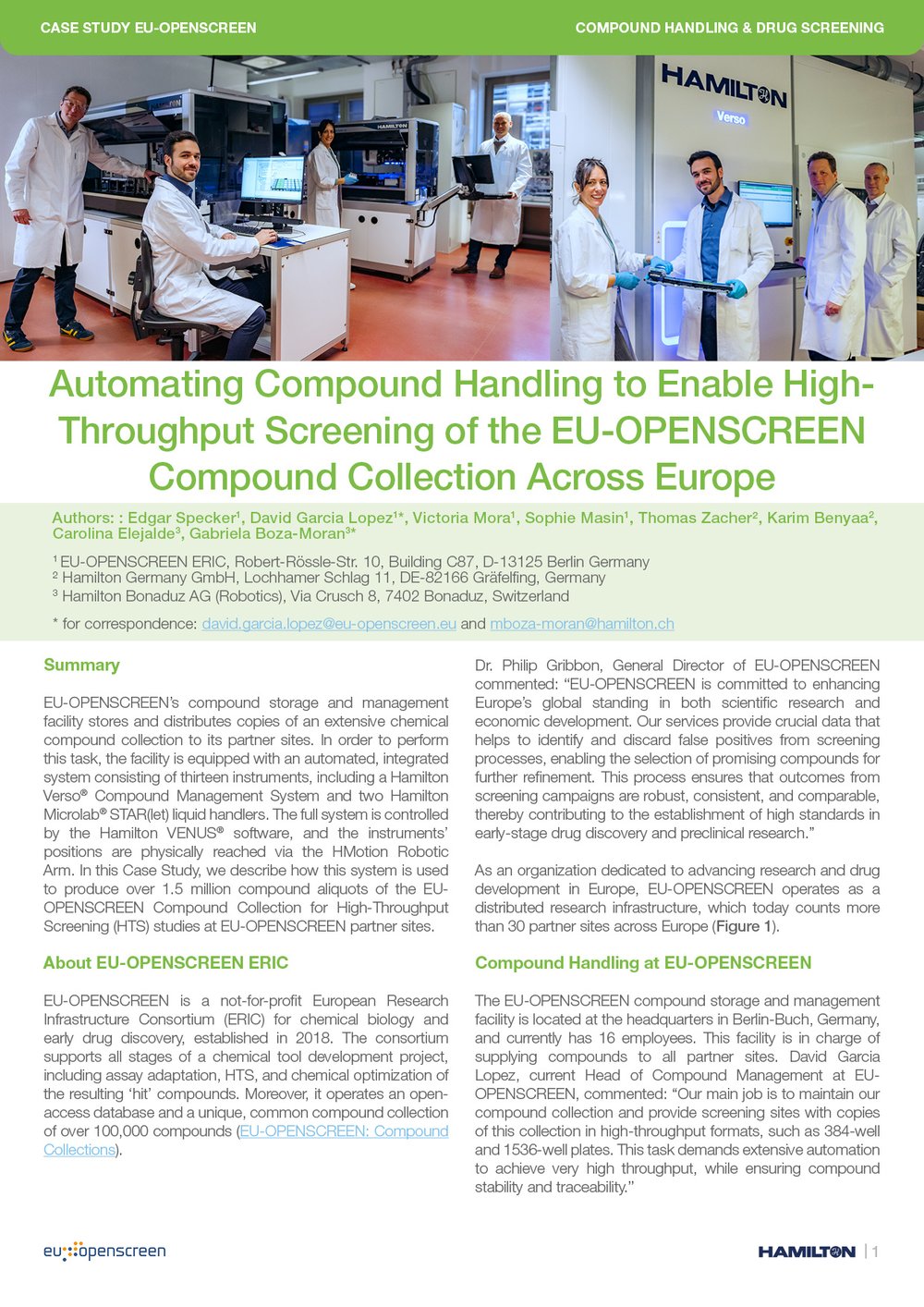 Case Study EU-Openscreen